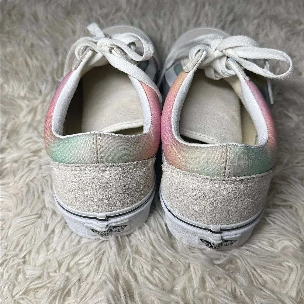 Men's Old School Pastel Rainbow Sneakers